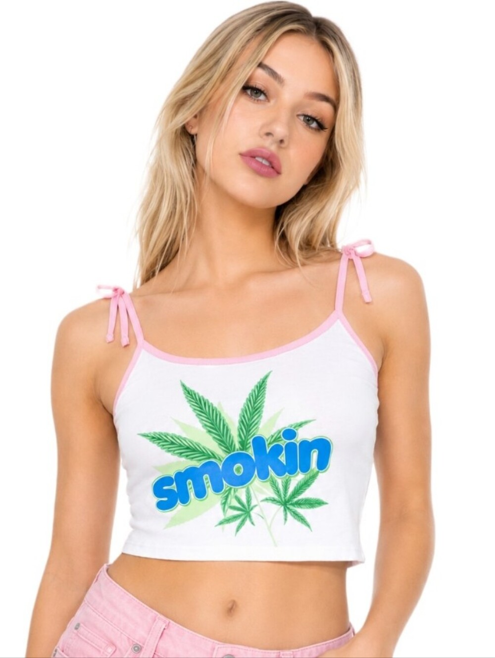 NGORDER Smokin Cropped Tank Top
